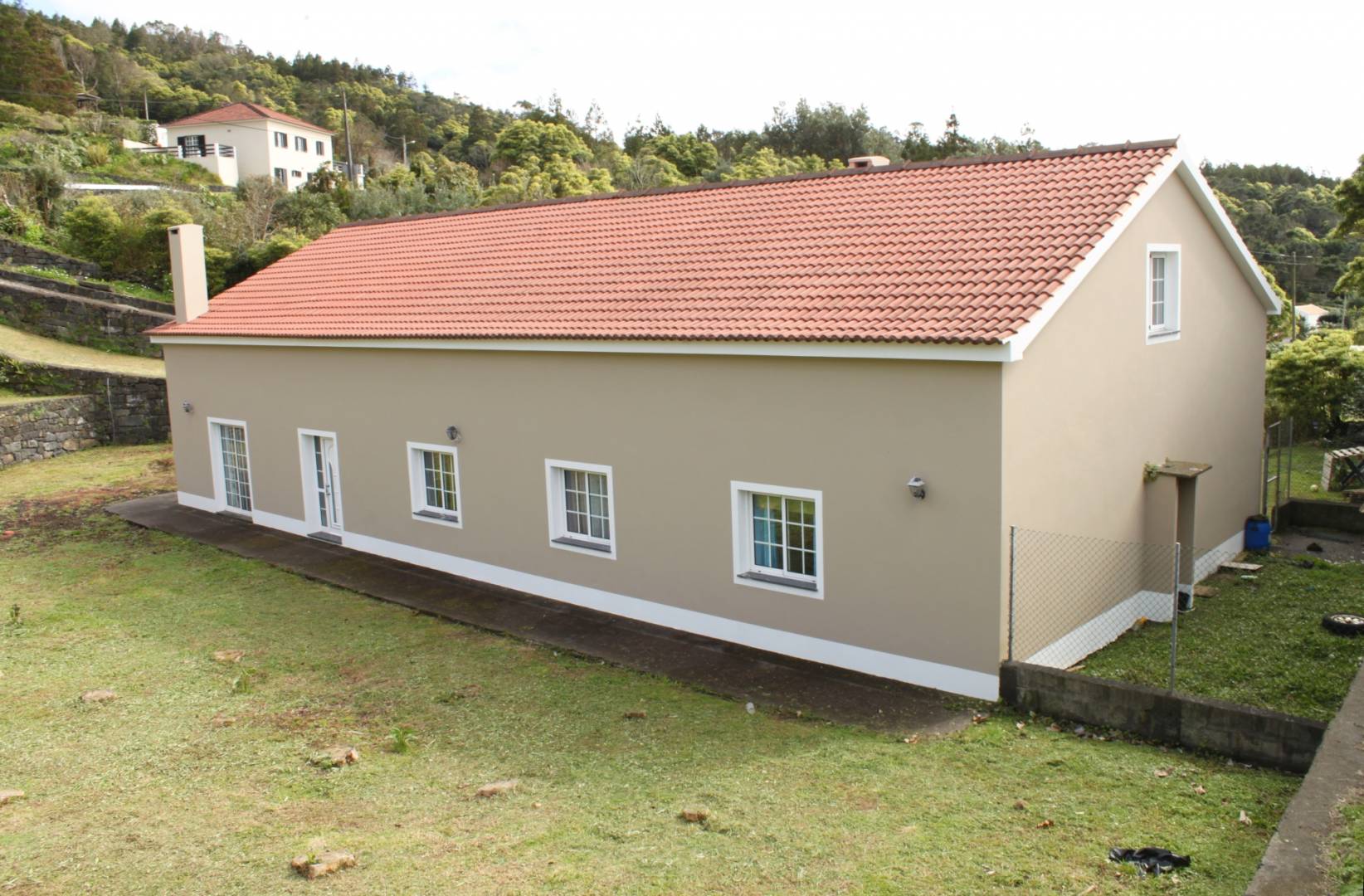 Large modern house view Faial