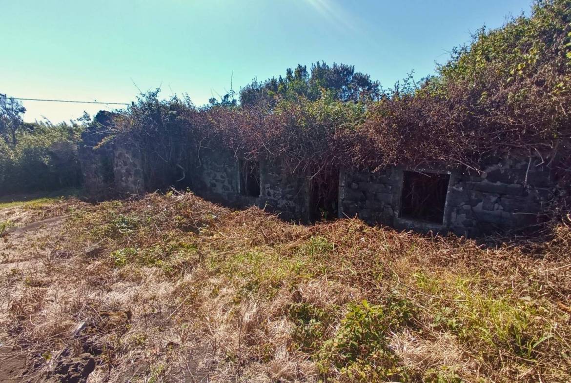 land ruin peaceful faial